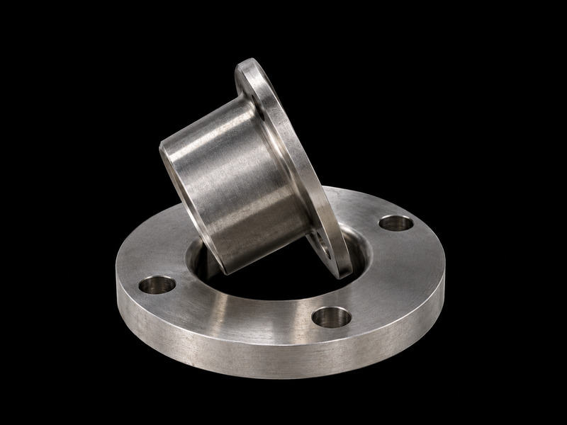 Lap joint flange with stub end